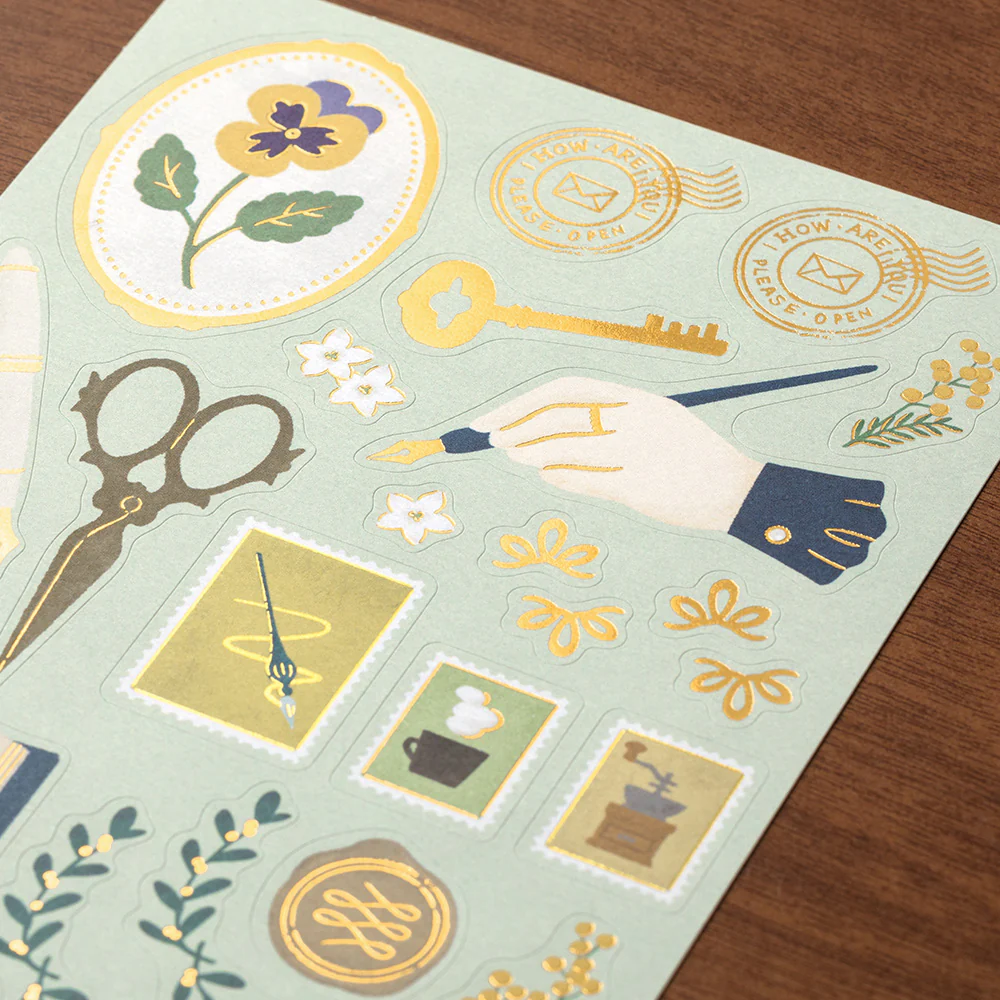 Midori Letter Set - Collage Stationery - Image 7