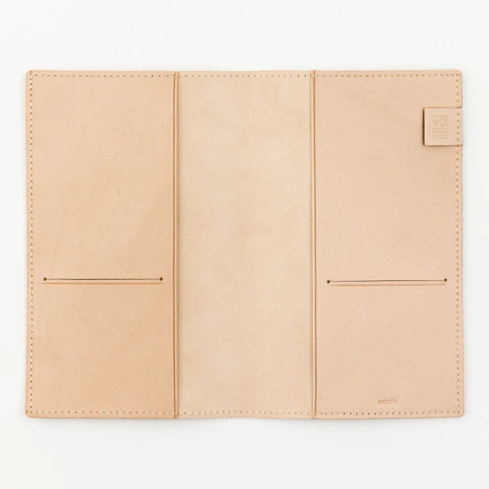 Midori MD Notebook Goat Leather Cover - B6 - Image 4