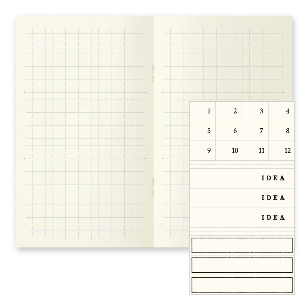 Midori MD Notebook Light - B6 Slim - Grid (3 PCS) - Image 3