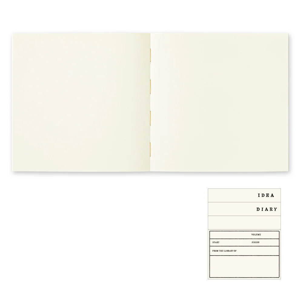 Midori MD Thick Notebook - Plain - A5 Square - Image 3