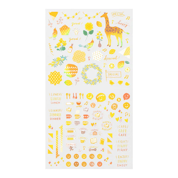 Midori Stickers - Yellow - Image 3