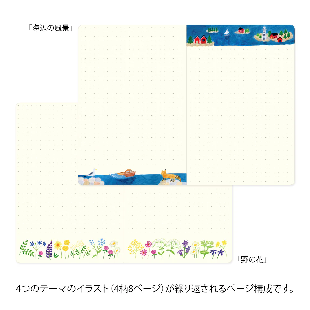 Midori Yuru Log Notebook B6 - Scandinavia - Image 6