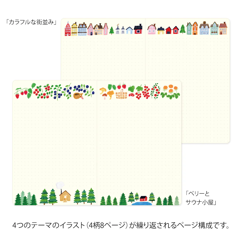 Midori Yuru Log Notebook B6 - Scandinavia - Image 7
