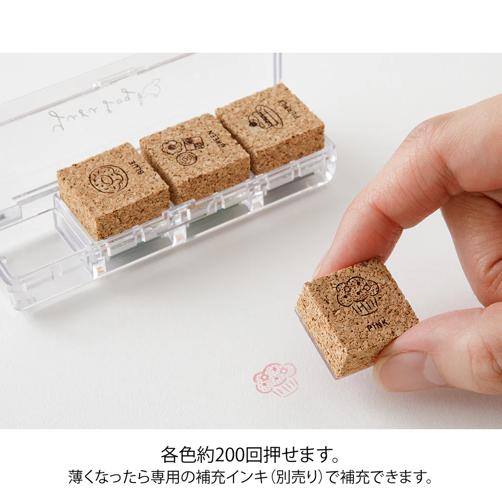Midori Yuru Log Pre-inked Stamp - Image 16