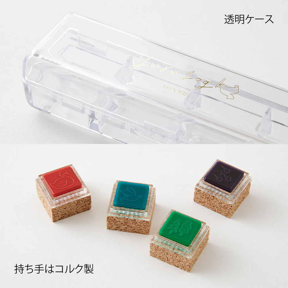Midori Yuru Log Pre-inked Stamp - Image 41