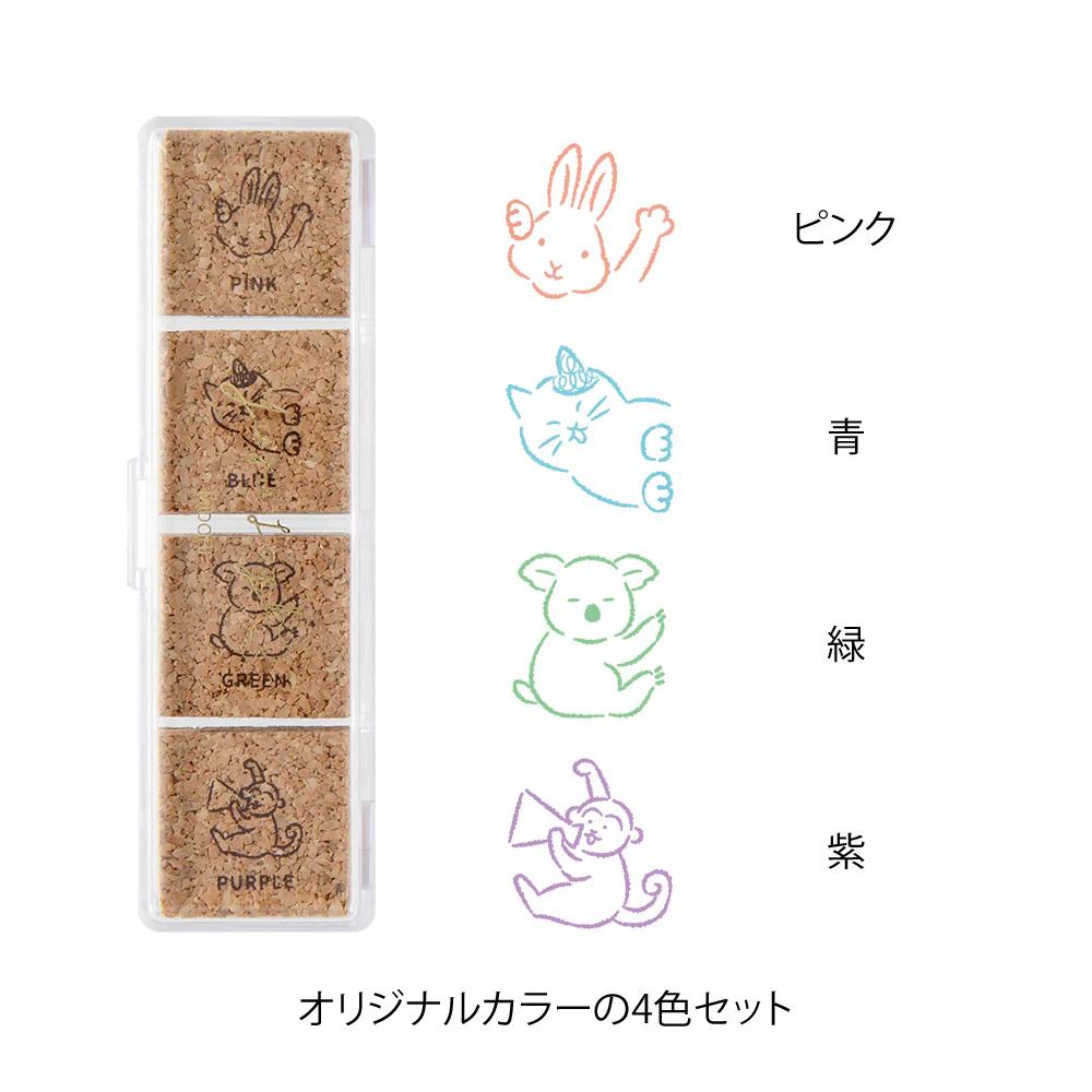 Midori Yuru Log Pre-inked Stamp - Image 45