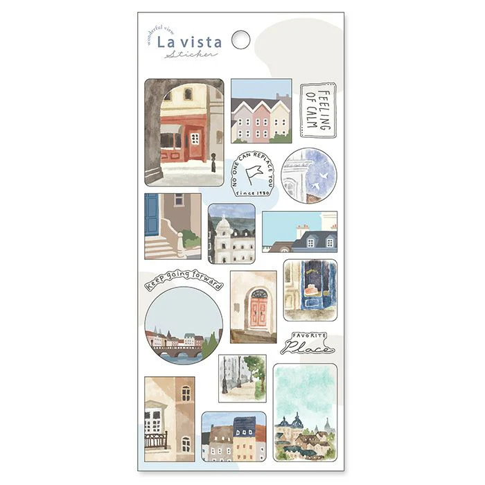 Mind Wave La Vista Stickers - City