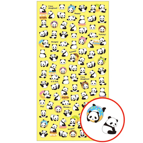 Mind Wave Sticker - Putit Donut Panda - Image 2