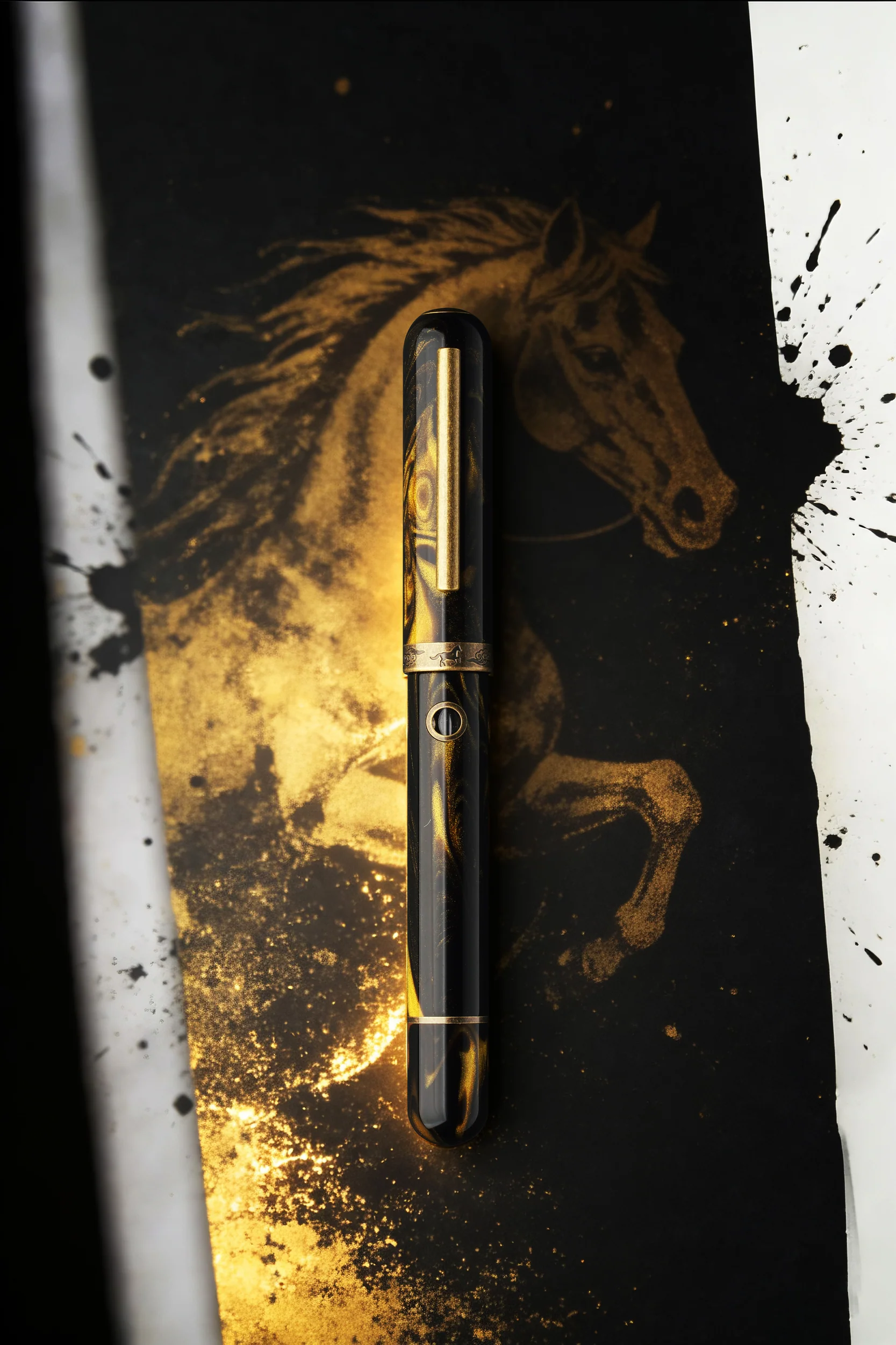 Nahvalur (Narwhal) Nautilus Fountain Pen - Pen of the Year - Horse (Limited Edition) - Image 7