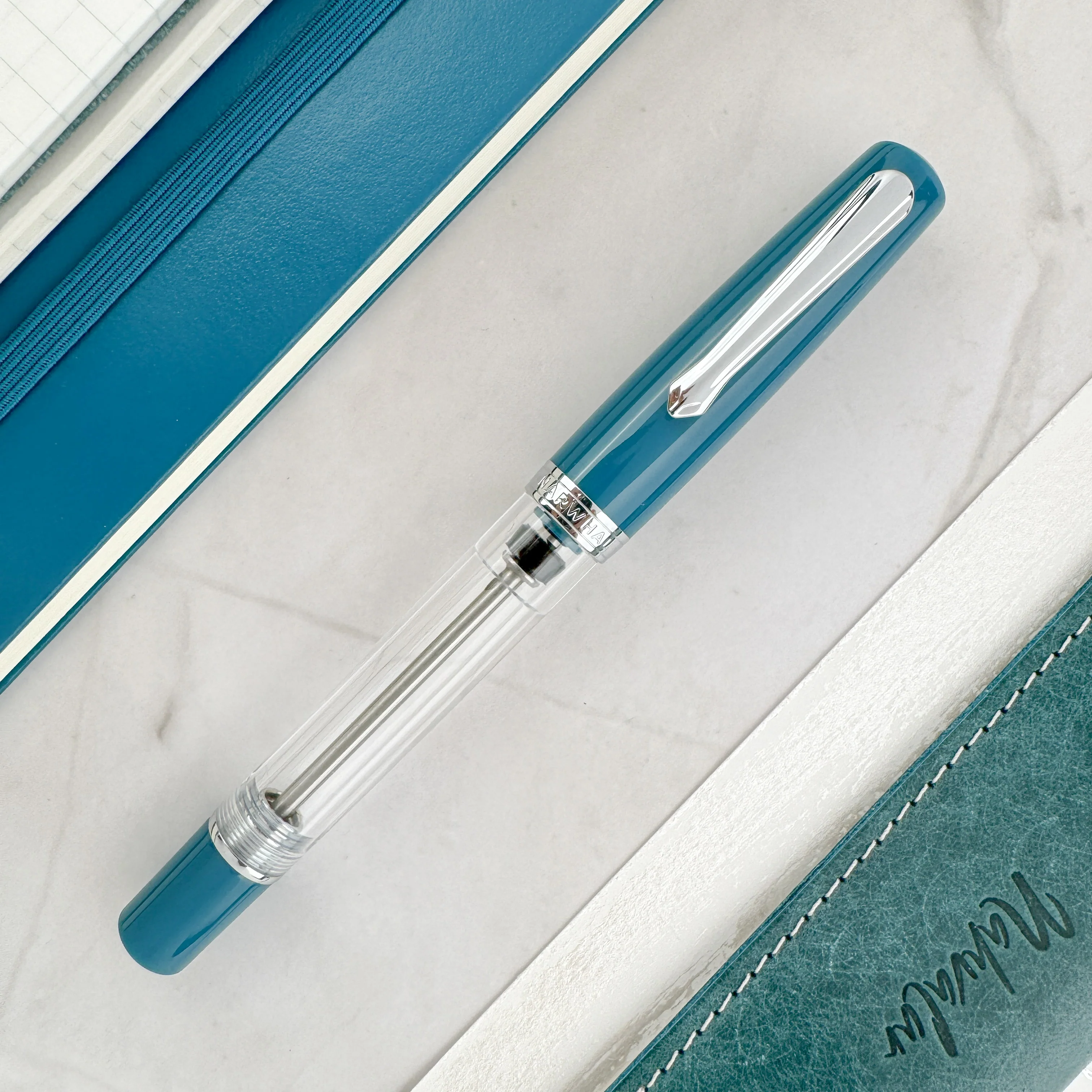 Nahvalur (Narwhal) Original Plus Fountain Pen - Aquamarine (Special Edition) - Image 2