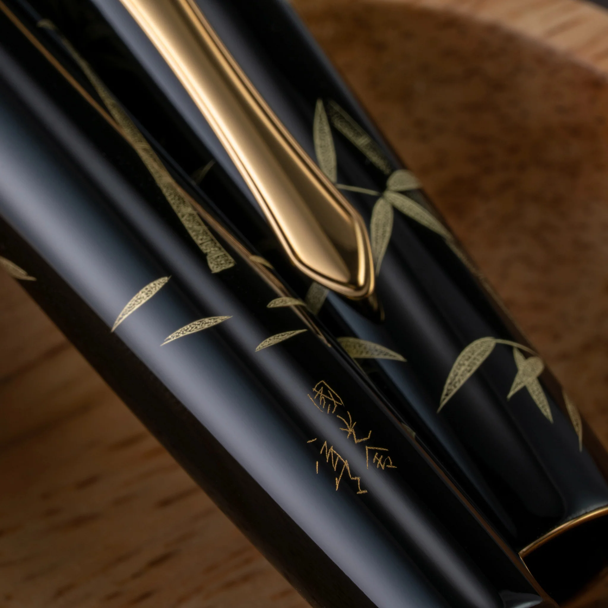 Namiki Chinkin Fountain Pen - Bamboo and Sparrow - Image 5