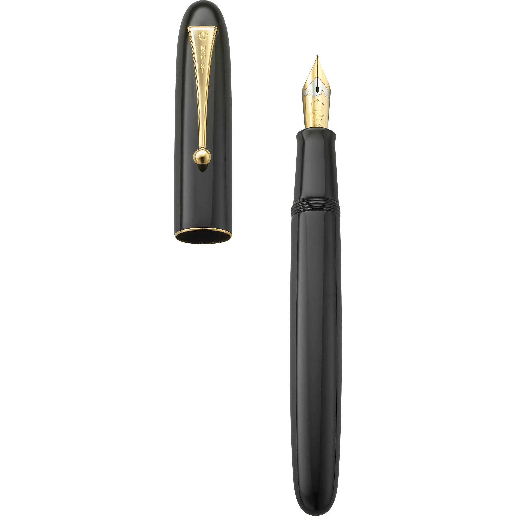 Namiki Yukari Royale Urushi Fountain Pen - Black - Image 3