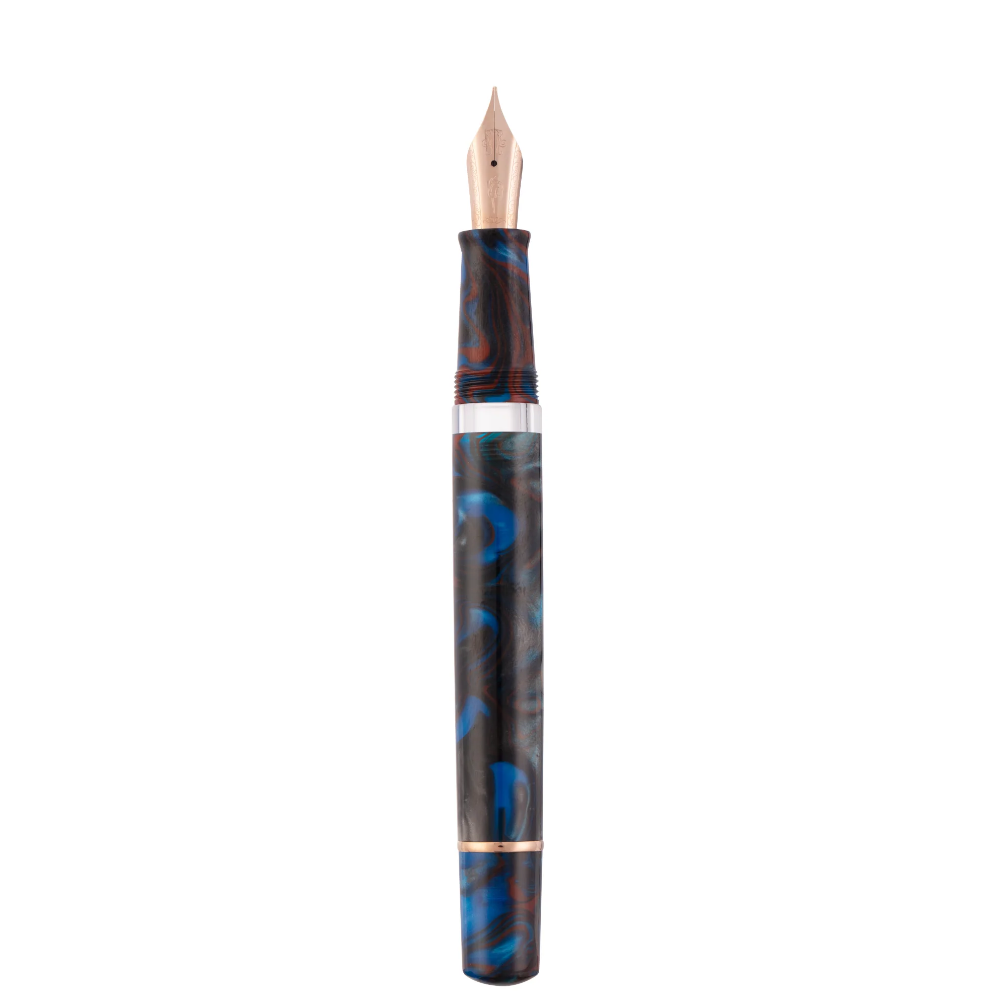 Nahvalur (Narwhal) Schuylkill Fountain Pen - Dragonet Sapphire - Image 5