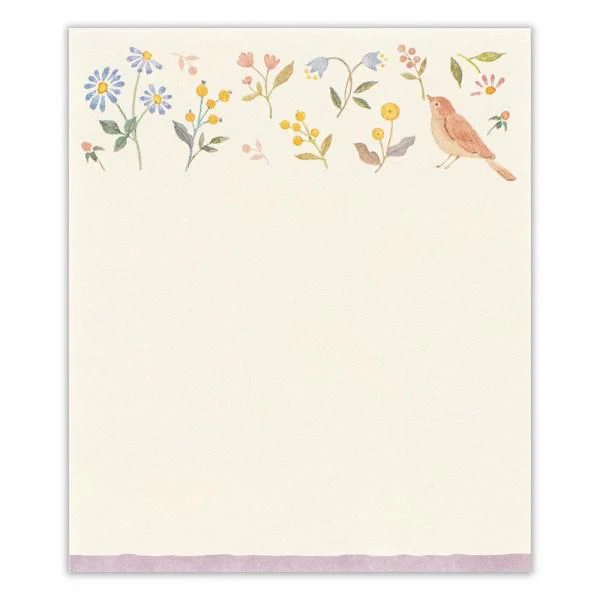 NB Awairo Memo Pad - Flowers Swaying - Image 3