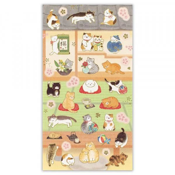 NB Japanese Style Stickers - Cats and Japanese-Style Room - Image 2