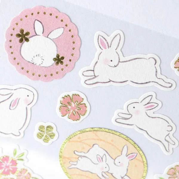 NB Large Japanese Style Sticker - Rabbit - Image 3