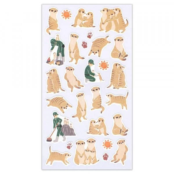 NB Large Sticker - ZOOm in Animals - Meerkat - Image 2