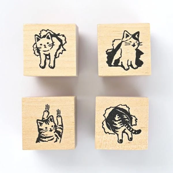 NB Wooden Stamps - Mischief in the Margins - Cats - Image 2
