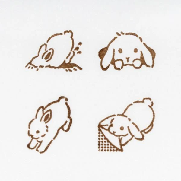 NB Wooden Stamps - Mischief in the Margins - Rabbit - Image 3