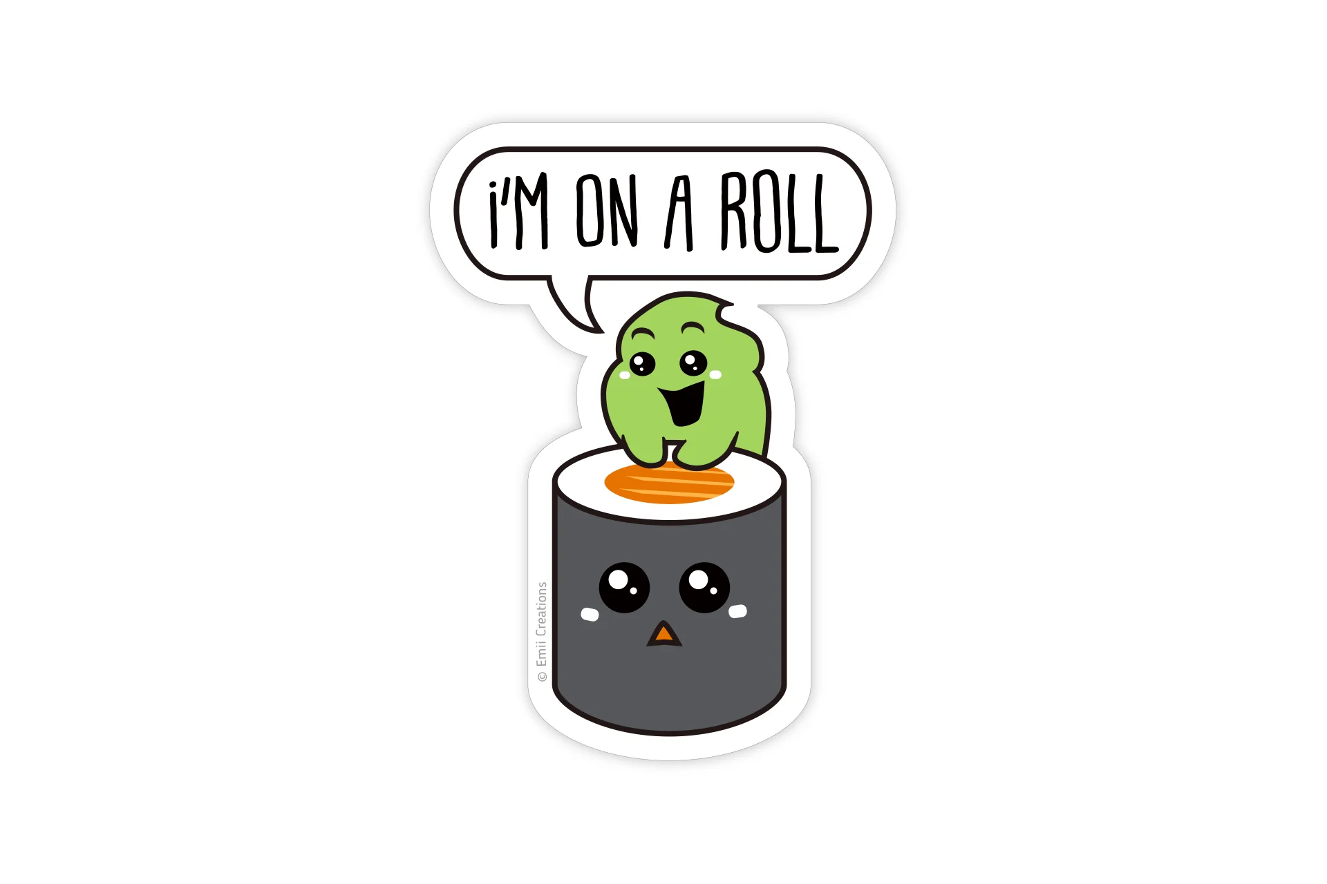 Emii Creations On a Roll Vinyl Sticker - Image 2