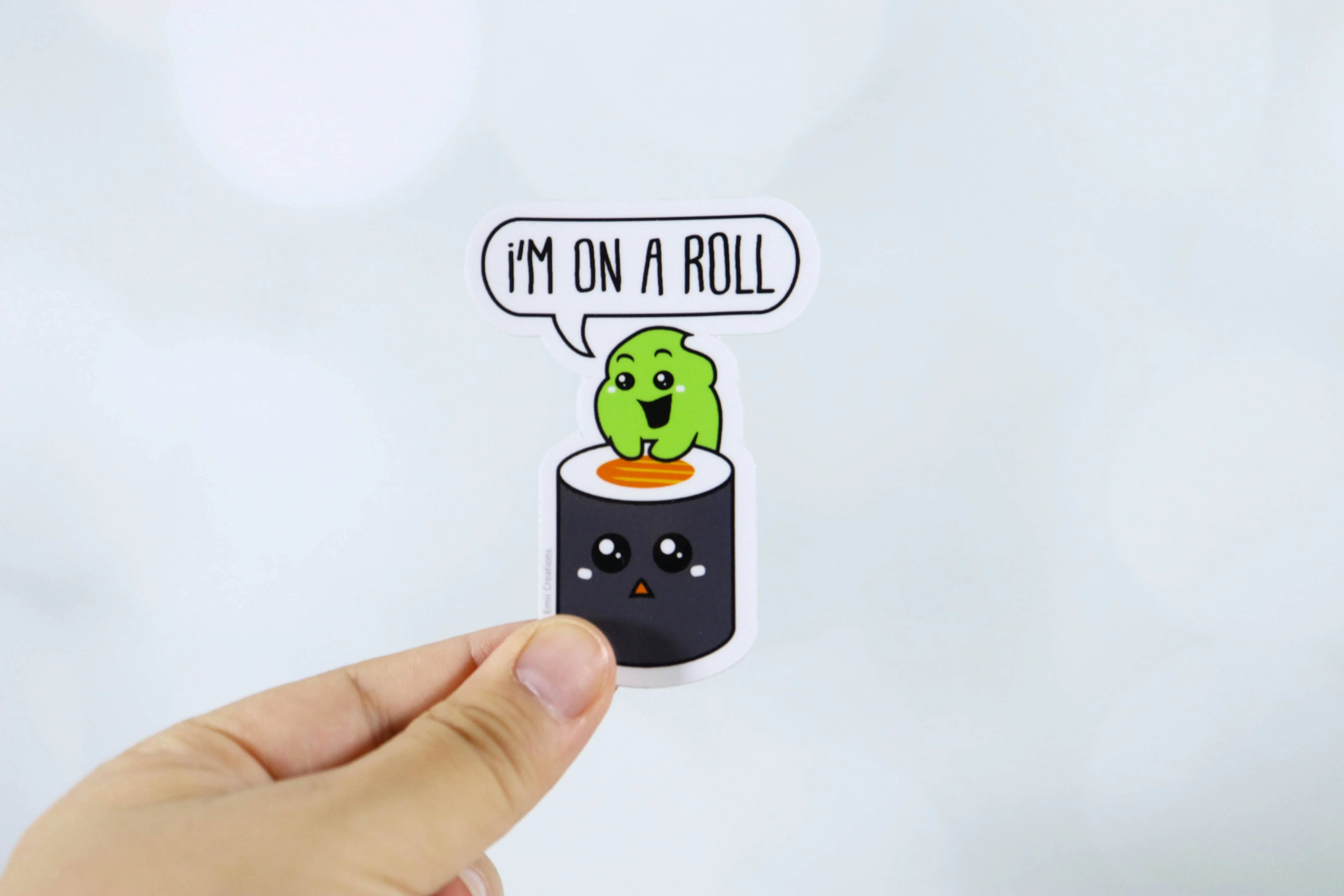 Emii Creations On a Roll Vinyl Sticker - Image 3