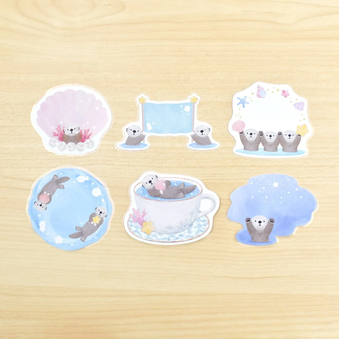 Papier Platz MILINA Flake Sticky Notes - LOVE RACCO - Image 2