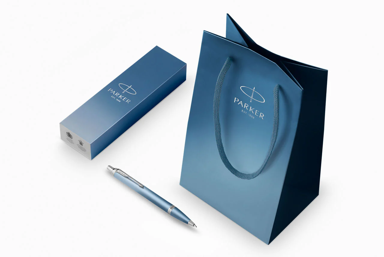 Parker IM Ritual Ballpoint Pen - Peaceful Blue - Image 4