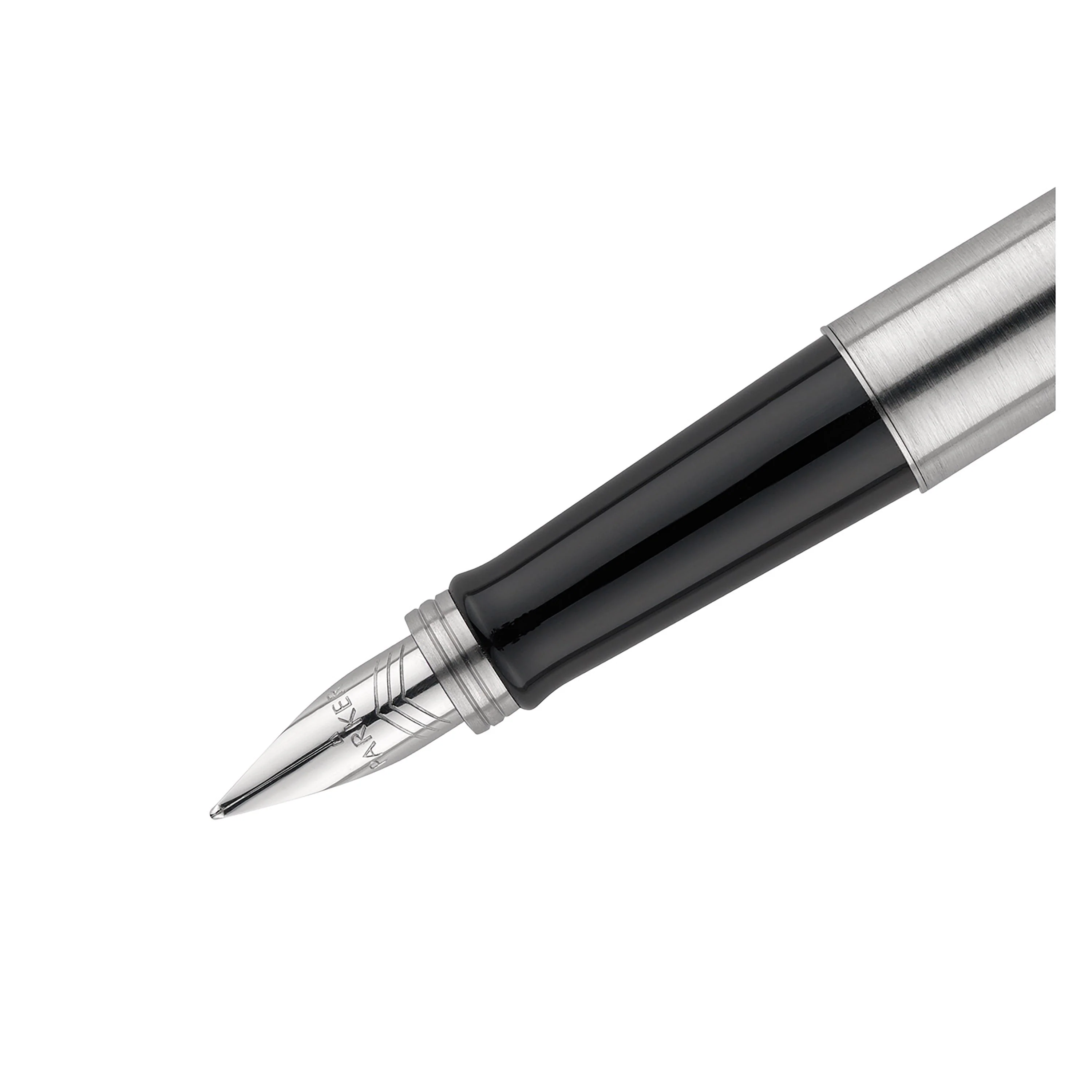 Parker Jotter Fountain Pen - Stainless Steel with Chrome Trim - Image 5