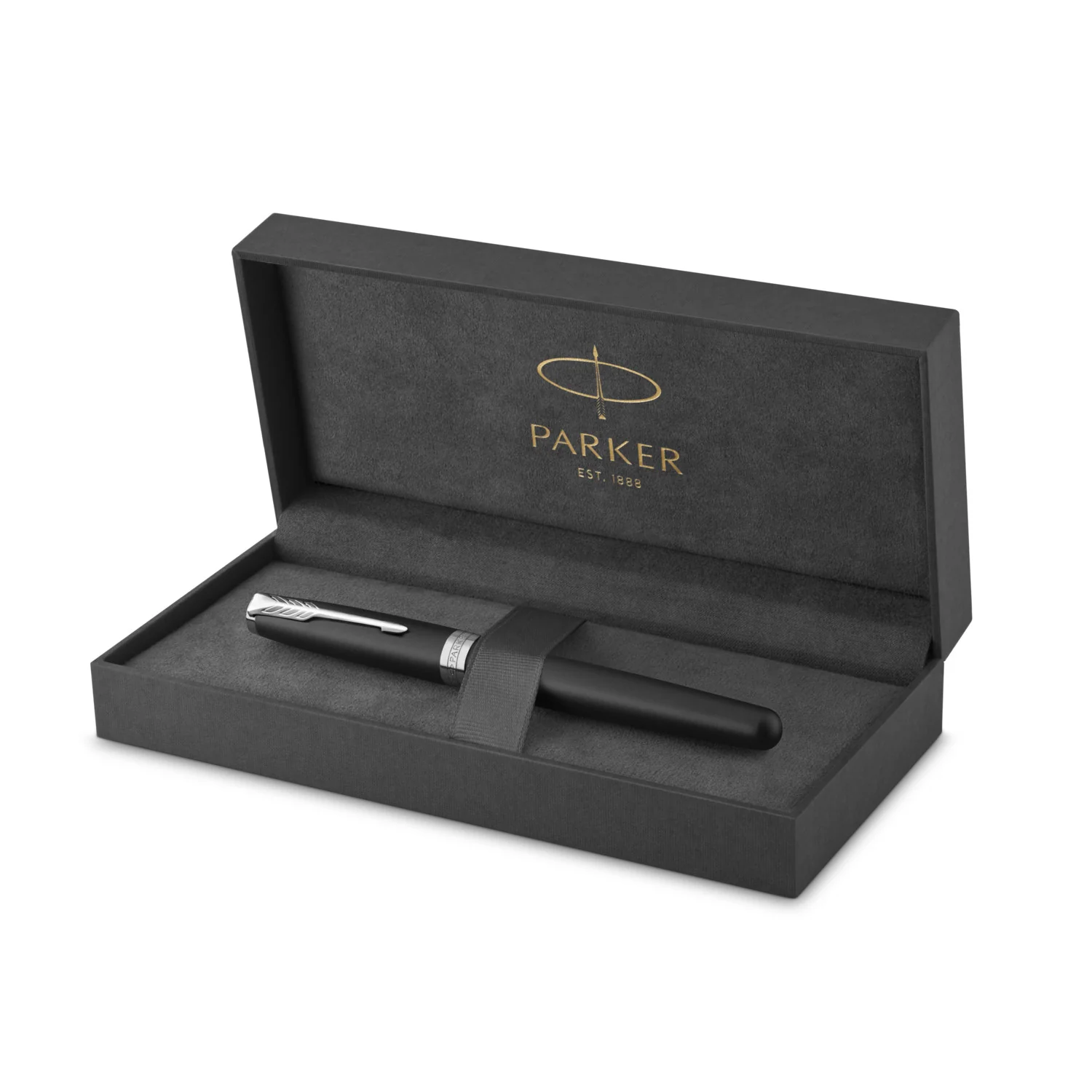 Parker Sonnet Fountain Pen - Matte Black with Chrome Trim - Image 5