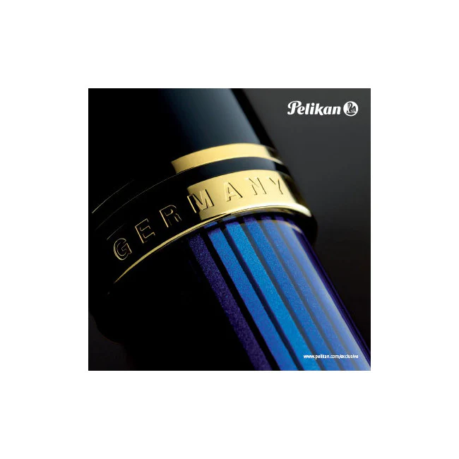 Pelikan Souveran M800 Fountain Pen - Black-Blue - Image 5