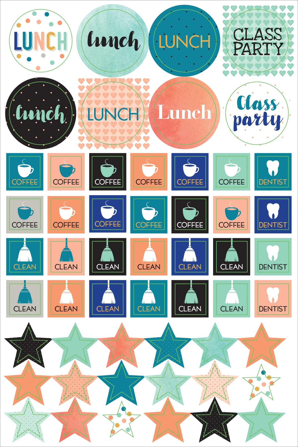 ESSENTIALS MOM'S PLANNER STICKERS - Image 11