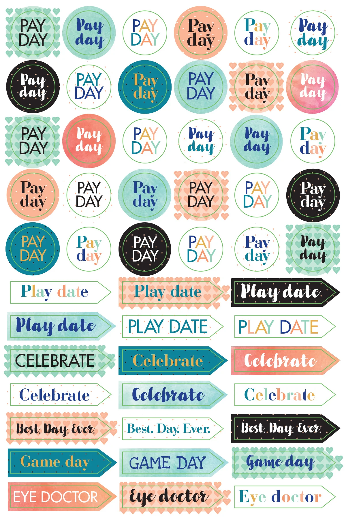 ESSENTIALS MOM'S PLANNER STICKERS - Image 13