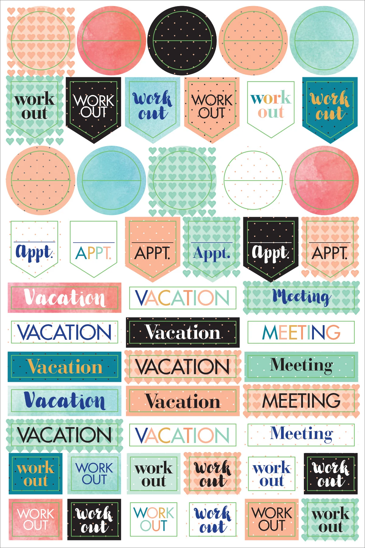 ESSENTIALS MOM'S PLANNER STICKERS - Image 3