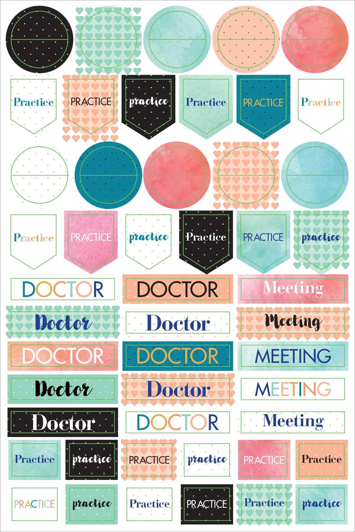 ESSENTIALS MOM'S PLANNER STICKERS - Image 5