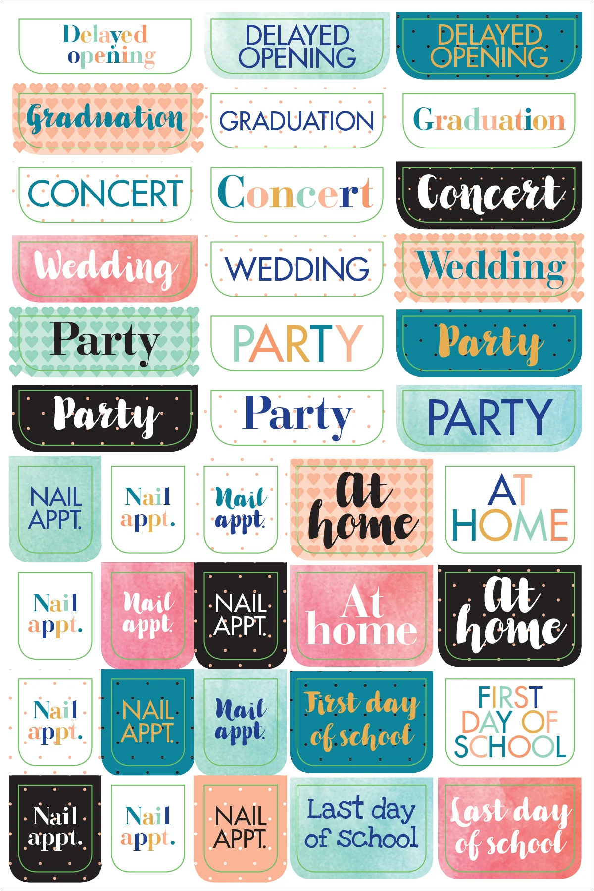 ESSENTIALS MOM'S PLANNER STICKERS - Image 8