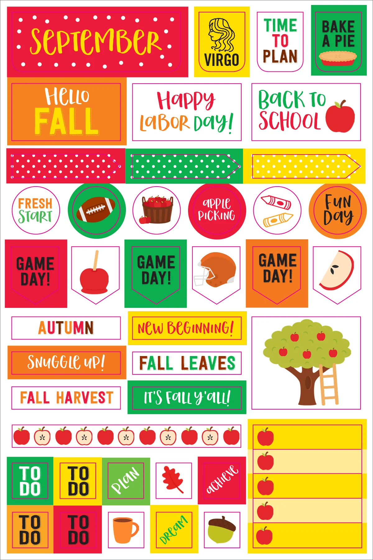 Essentials Monthly Planner Stickers - Image 11