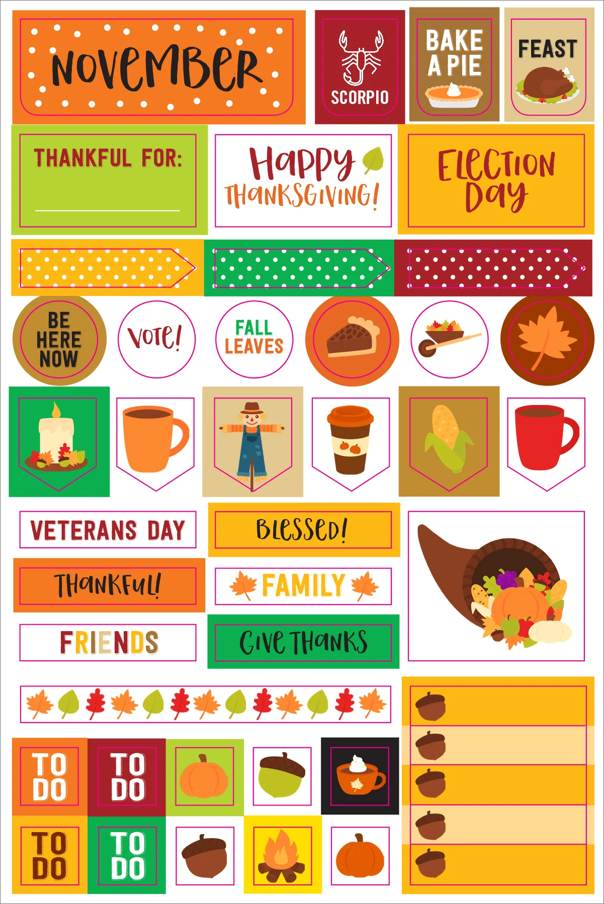 Essentials Monthly Planner Stickers - Image 13