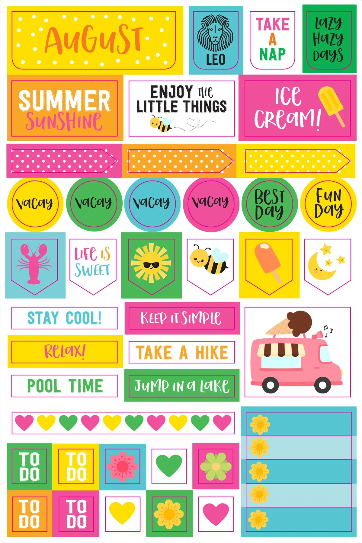 Essentials Monthly Planner Stickers - Image 5