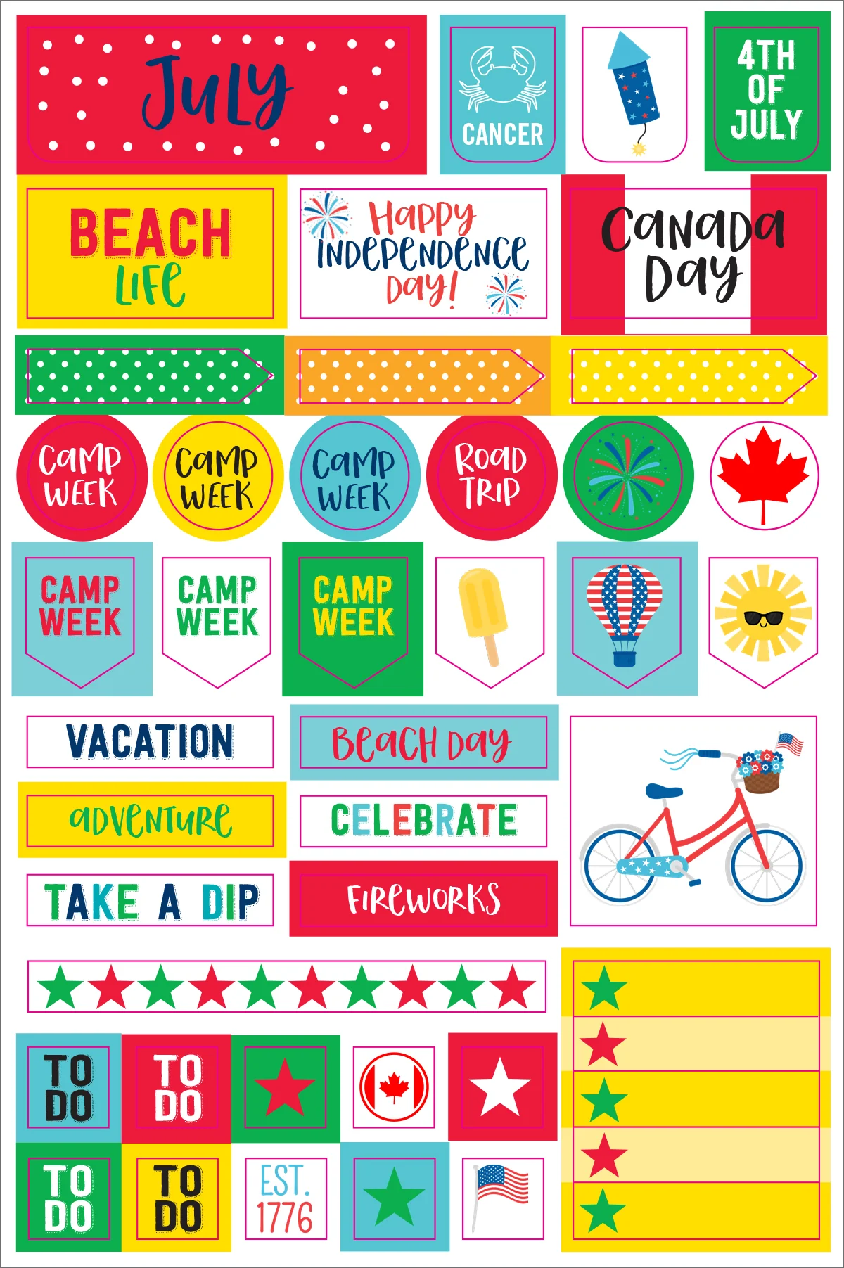 Essentials Monthly Planner Stickers - Image 6
