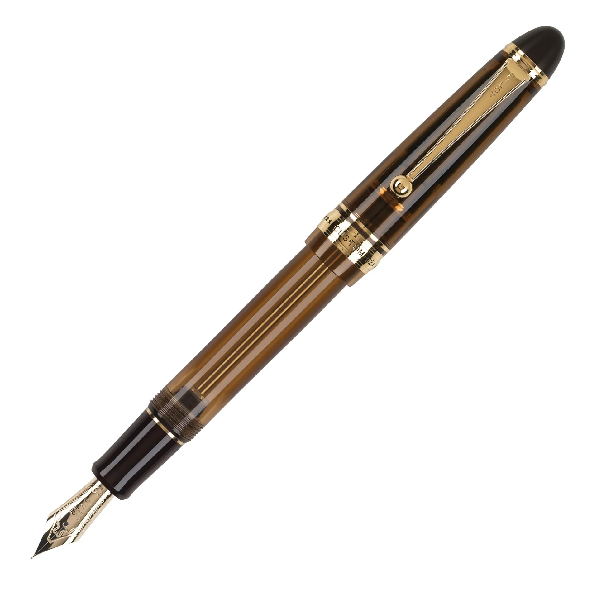 Pilot Custom 823 Fountain Pen - Amber - Image 5