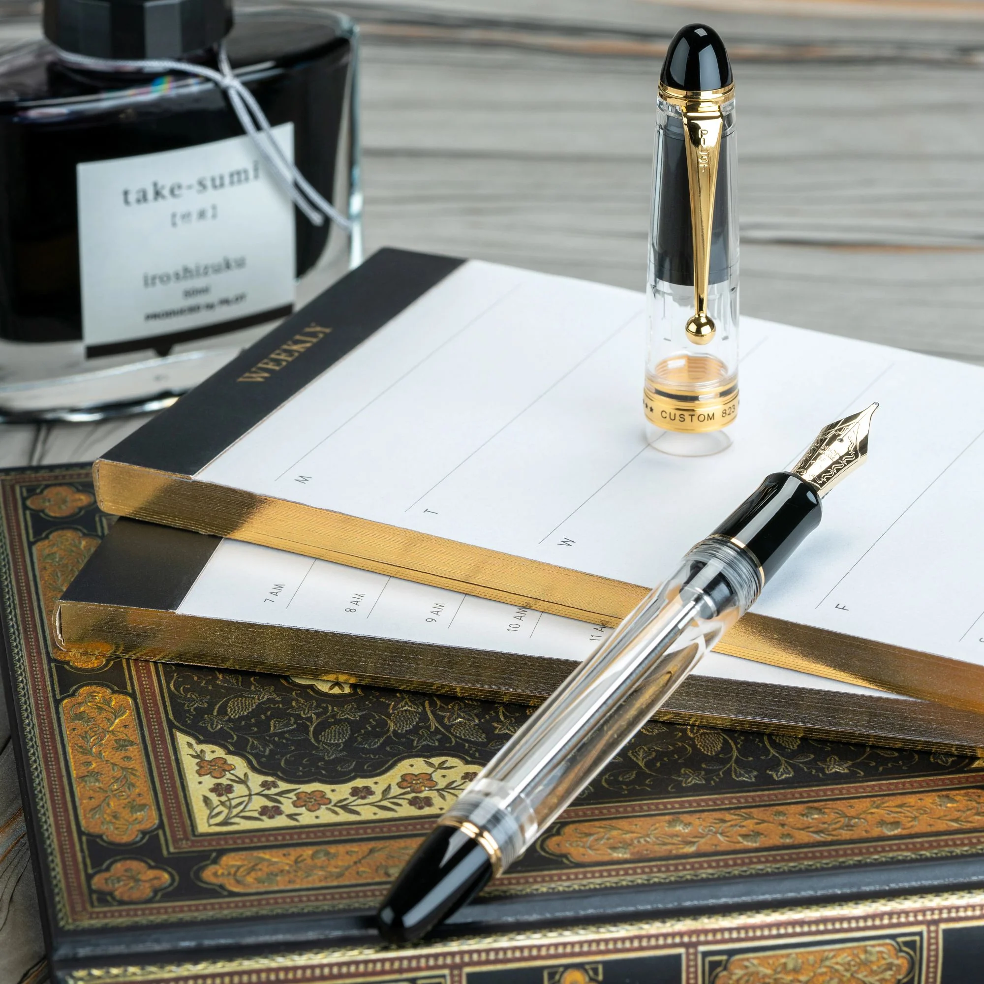 Pilot Custom 823 Fountain Pen - Clear - Image 5