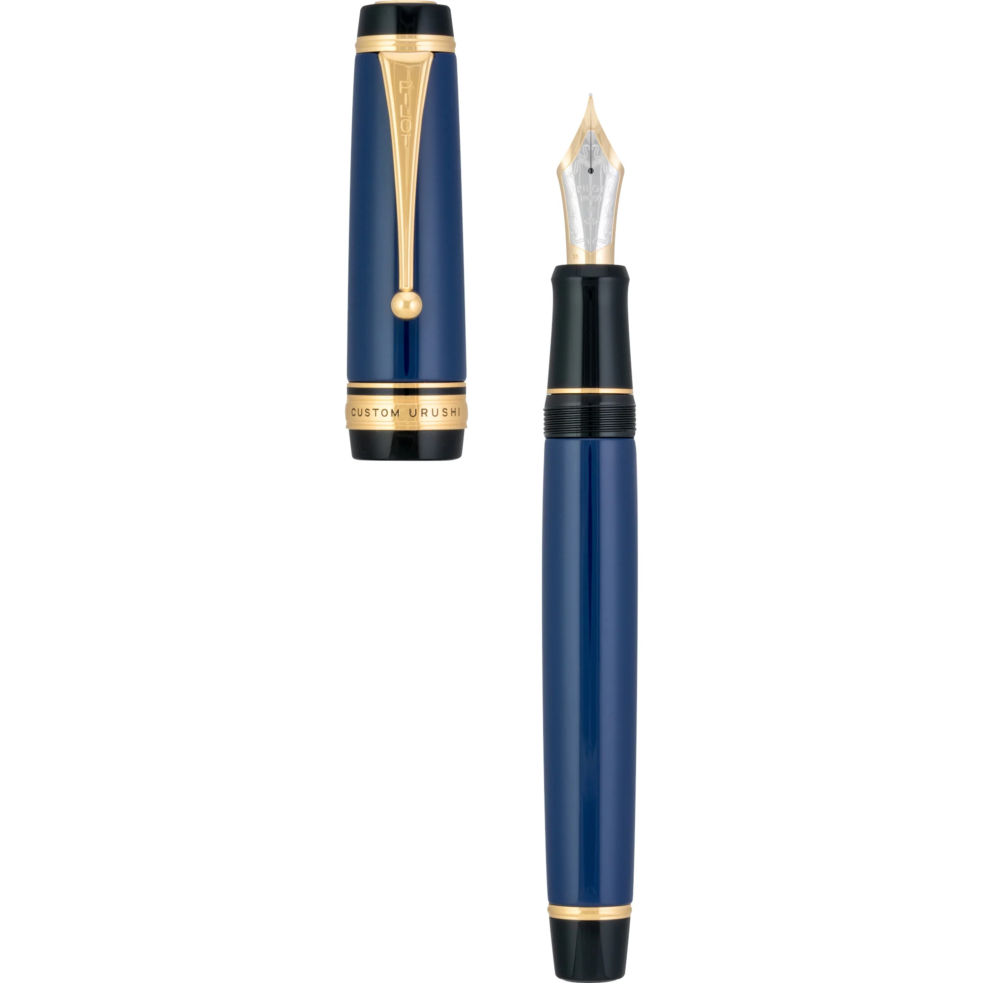 Pilot Custom Urushi Fountain Pen - Prussian Blue - Image 3