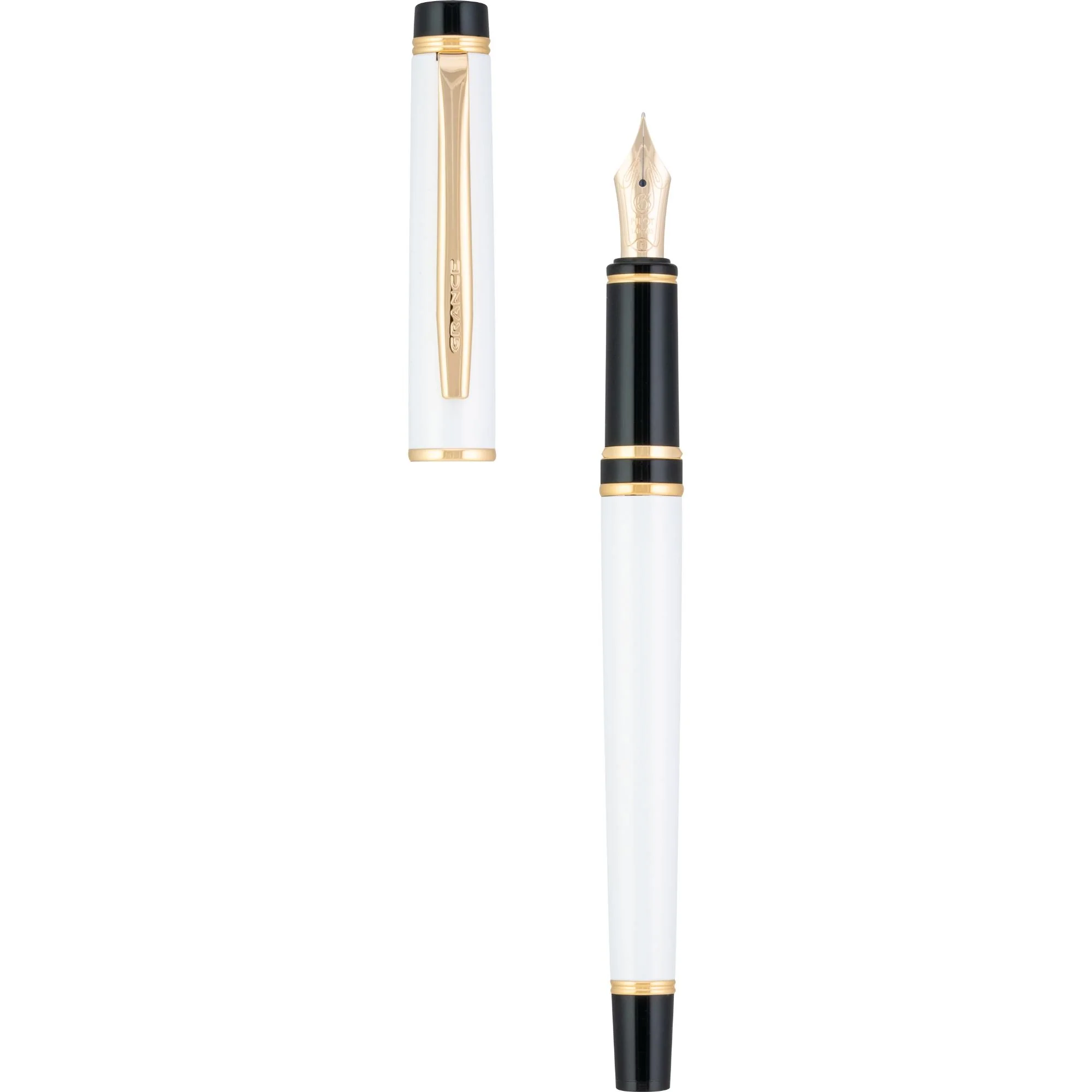 Pilot Grance Fountain Pen - White - Image 6