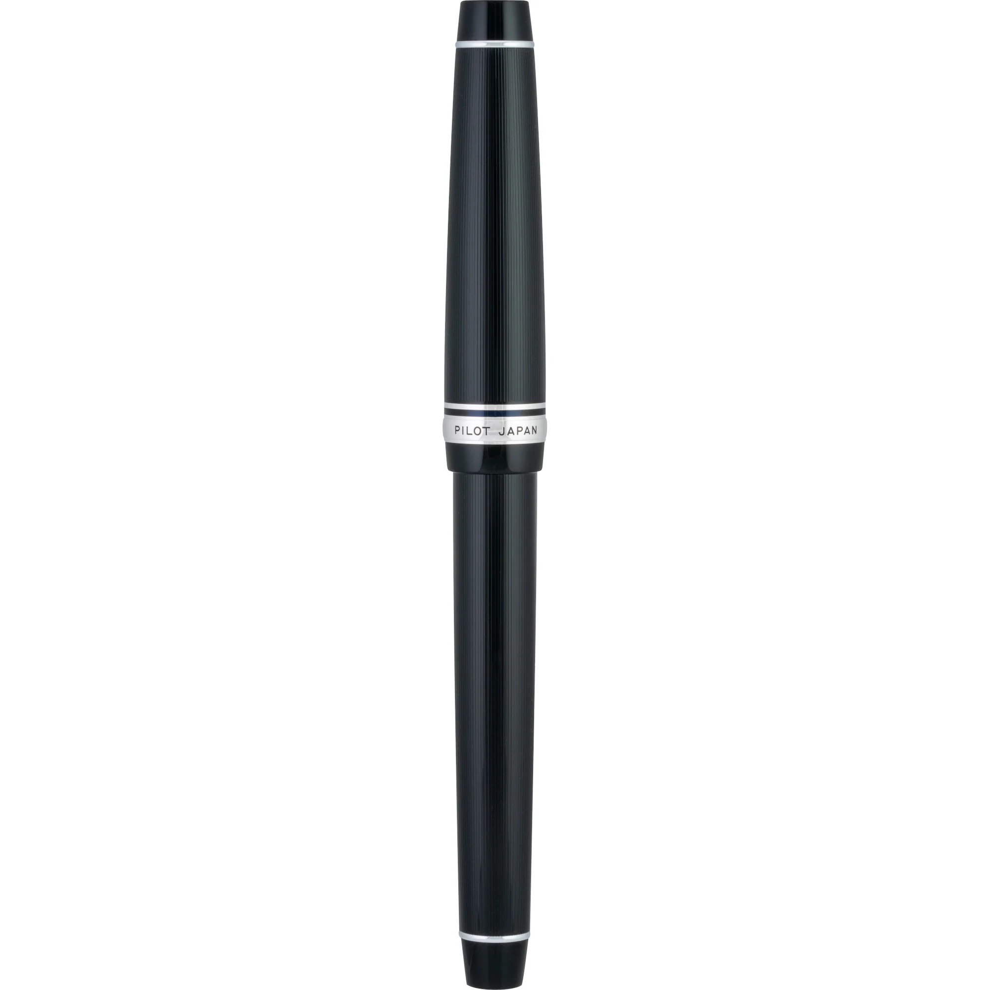 Pilot Justus 95 Fountain Pen - Black w/ Rhodium - Image 8