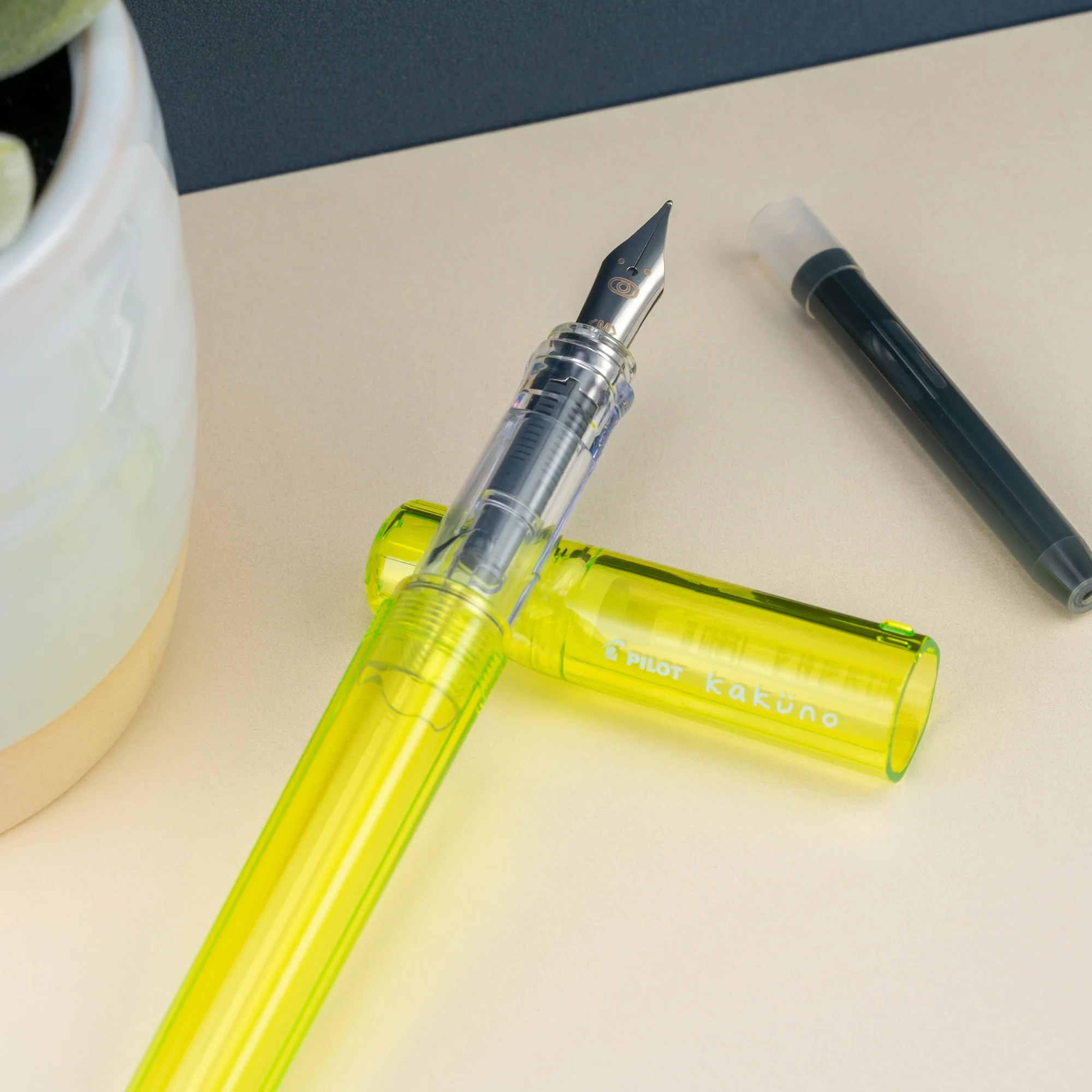 Pilot Kakuno Fountain Pen - Translucent Green - Image 4