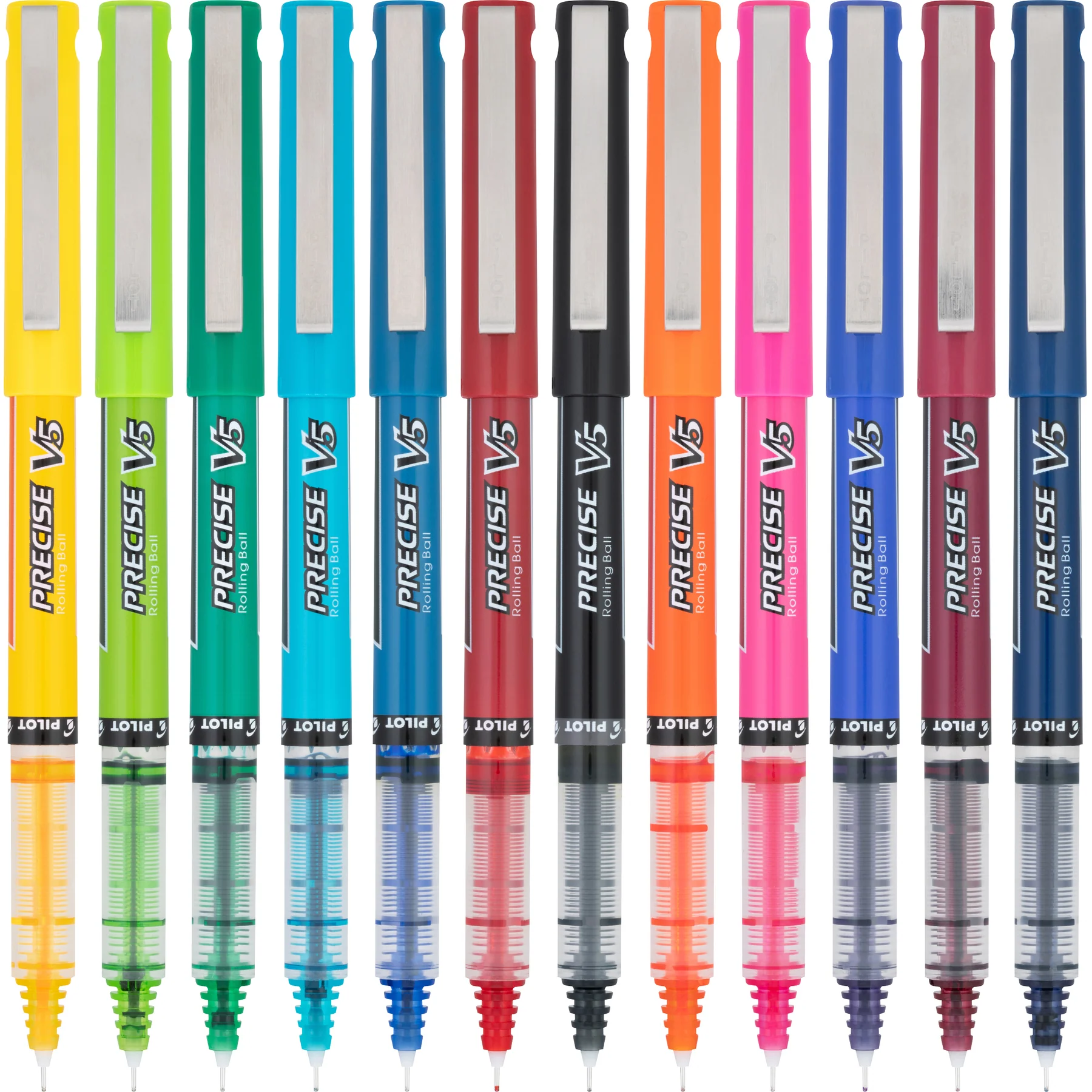 Pilot Precise V5 Rollerball Pens - 12 pack - Image 2
