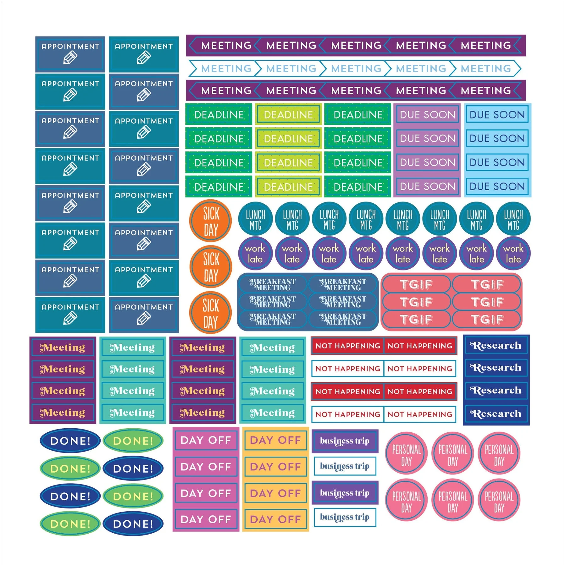 Plan It Sticker Book - Image 4