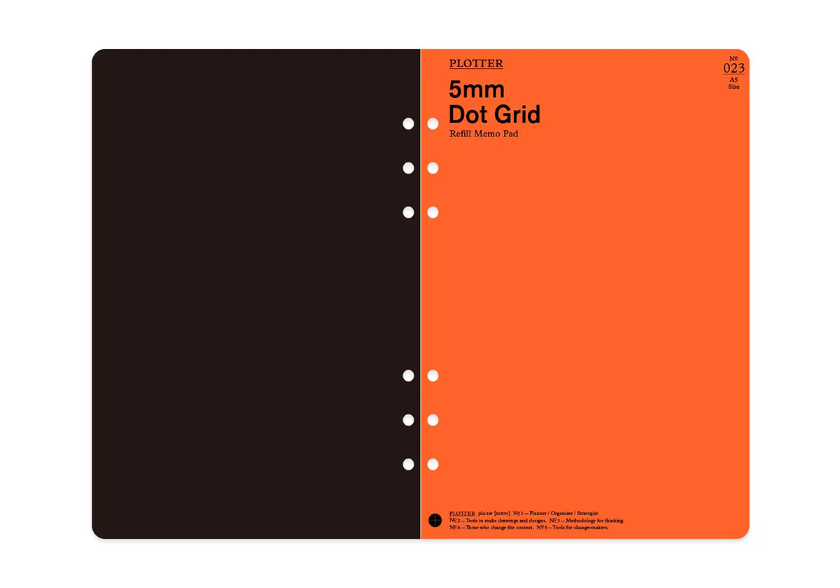 Plotter Refill Memo Pad - Dot Grid - A5 Size - Image 2