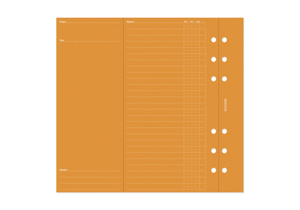 Plotter Refill Memo Pad - Project Manager - Bible Size - Image 4