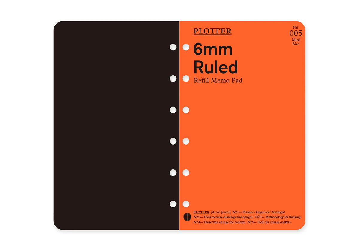 Plotter Refill Memo Pad - Ruled - Mini Size - Image 2